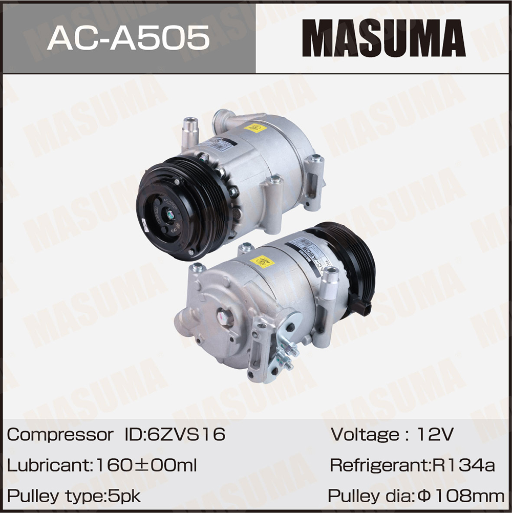 Компрессор кондиционера Ford Focus, Focus C-MAX / DURATEC-HE 18, DURATEC-HE 20 Masuma