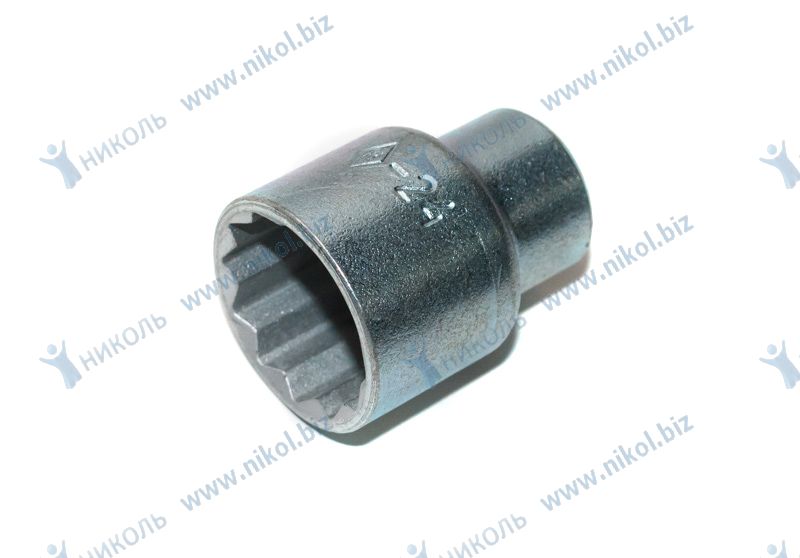 Головка сменная (1/2") 12-гр 24мм CrV НИЗ