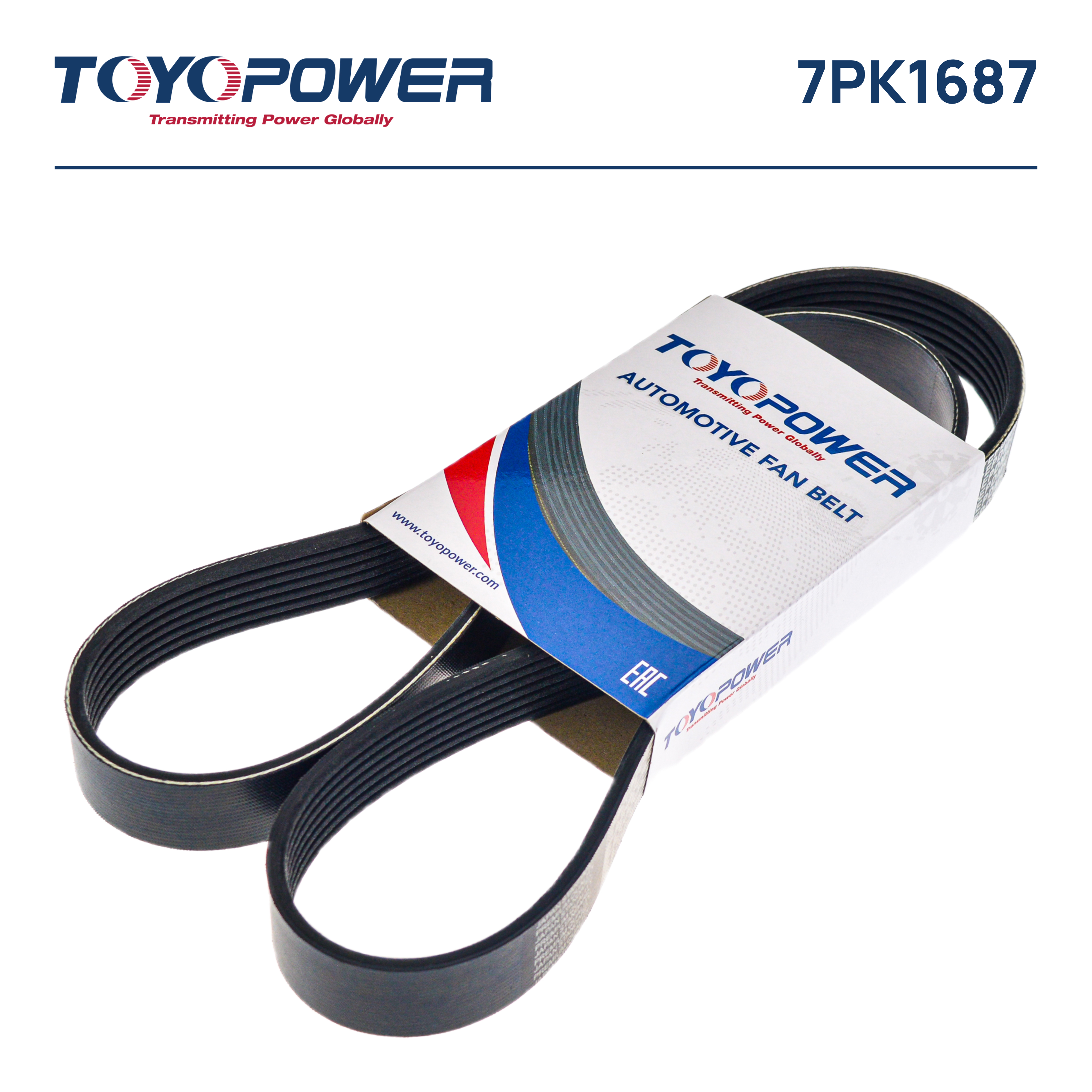 Ремень поликлиновой 7PK1687 Toyopower