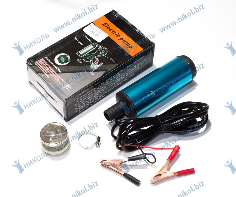 Насос для перекачки топлива 30л/мин погружной 12V