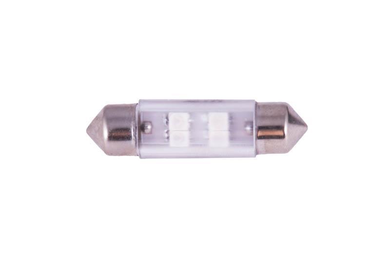 Лампа светодиодная 12V 10W салонный 36 мм зеленый 4 SMD Маяк