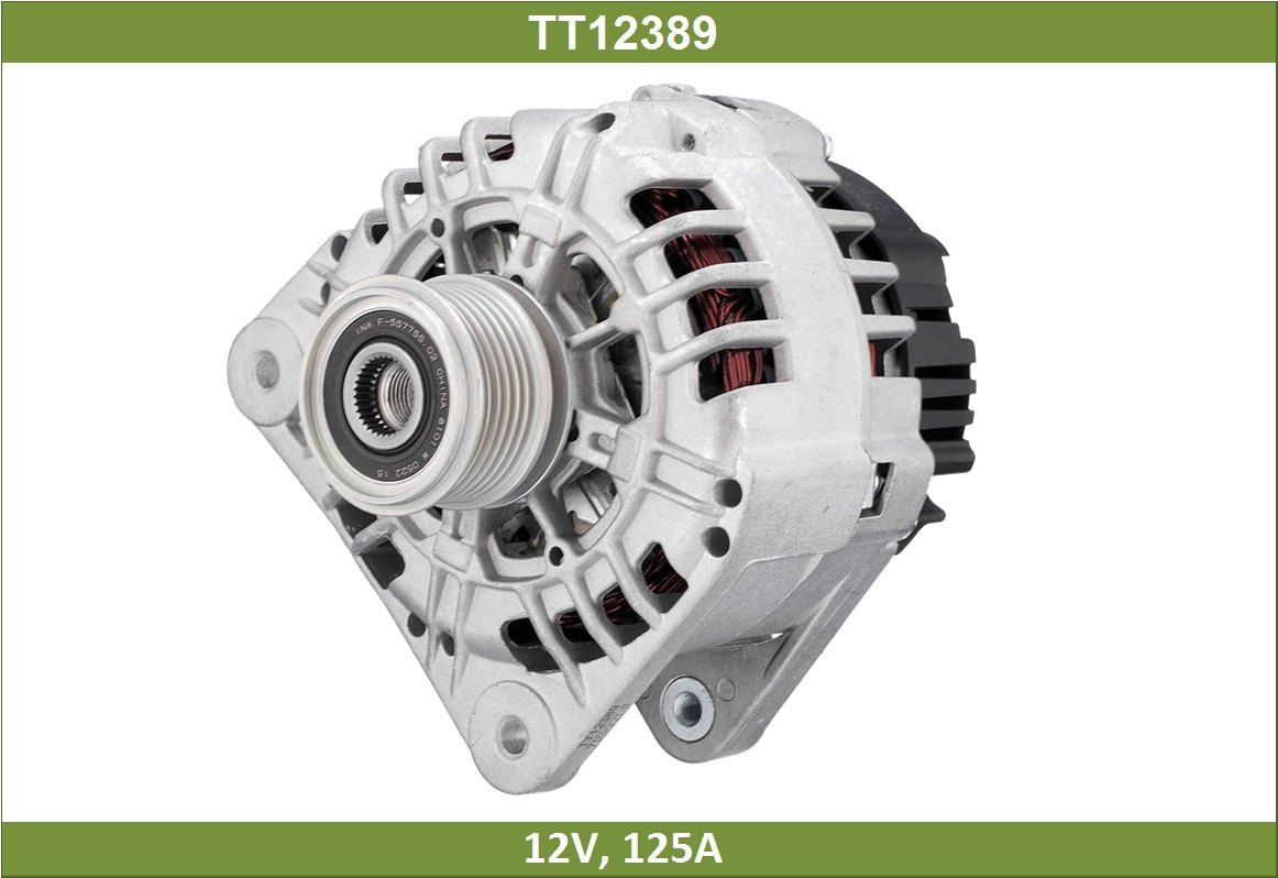 Генератор Renault Duster 10-, Nissan Qashqai 06- 1.5dCi 125A Tesla Technics