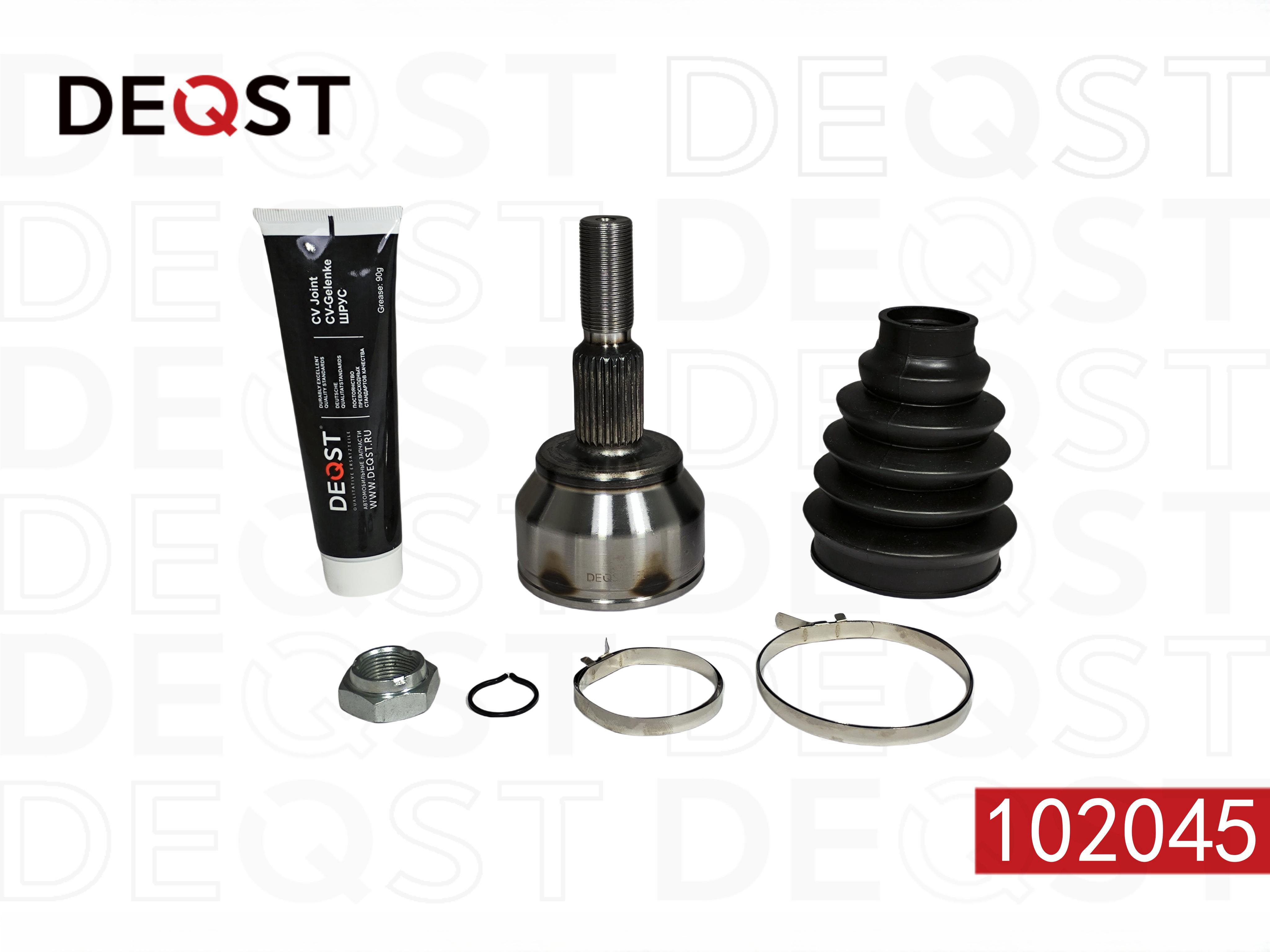 ШРУС Ford Focus III 11-, C-Max II 11- наружный 24 x 63 x 27 \ DEQST 102045