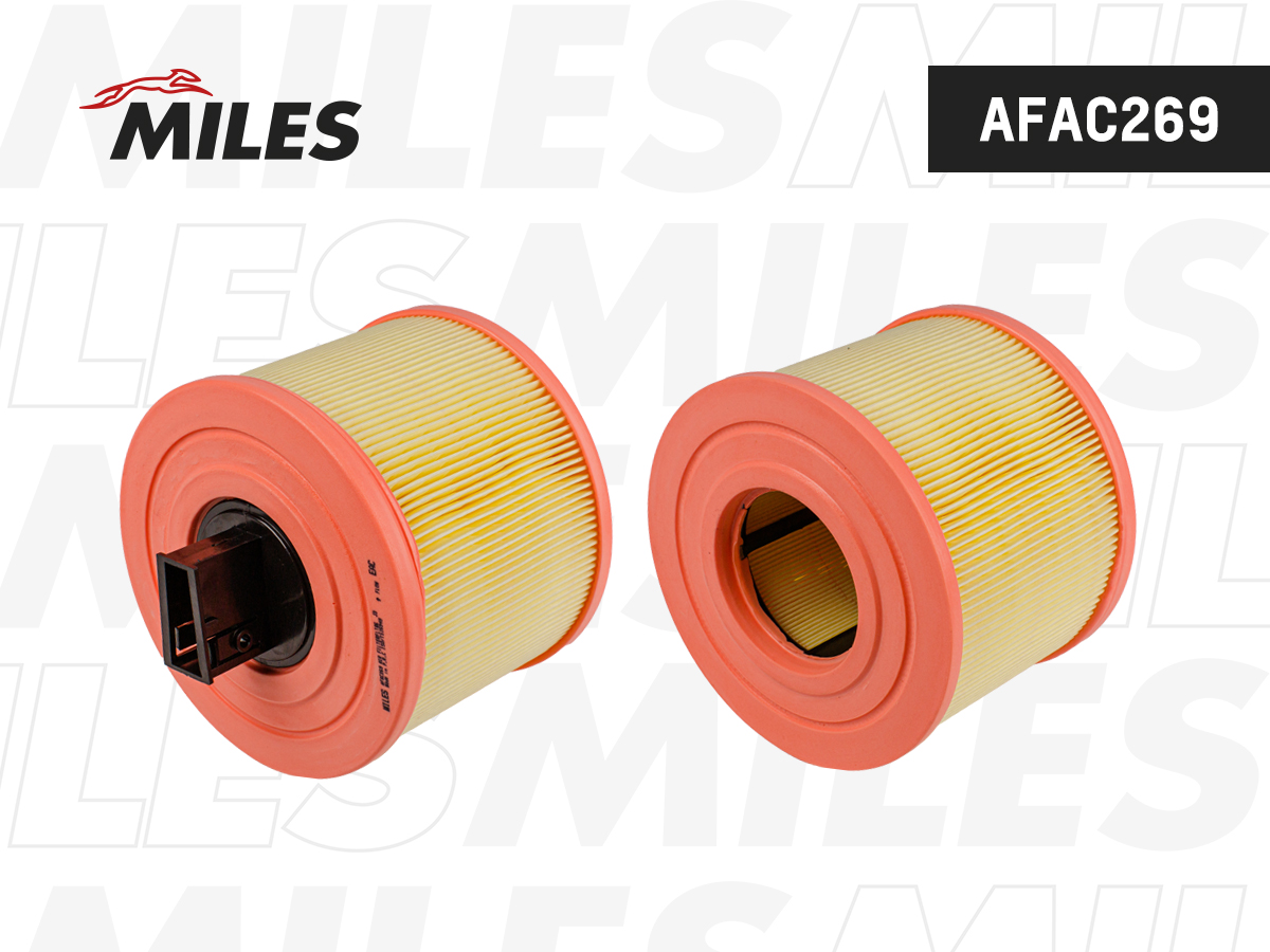 Фильтр воздушный BMW 1 (E81, E87) 04-, 3 (E90) 04-, X1 (E84) 09-15 Miles