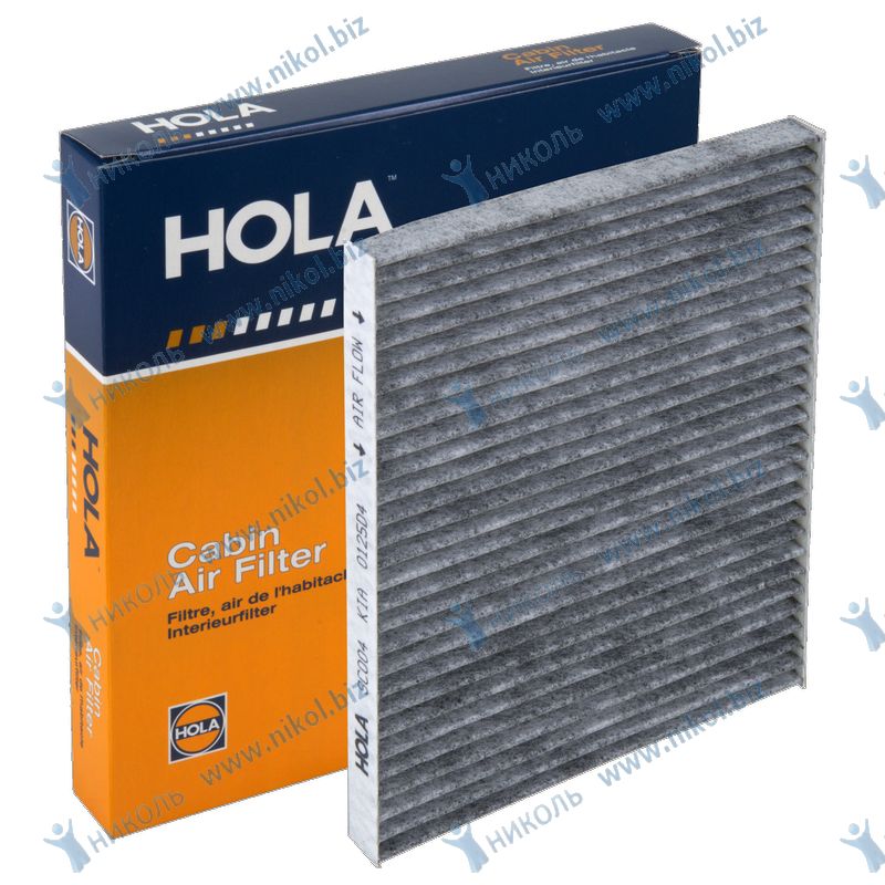 Фильтр салон HYUNDAI, KIA угольный HOLA 971332E210