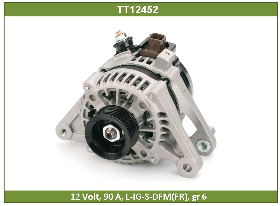 Генератор Toyota Corolla (E120, E150) 01-, Avensis (T250) 03- 1.8i 90A Tesla Technics
