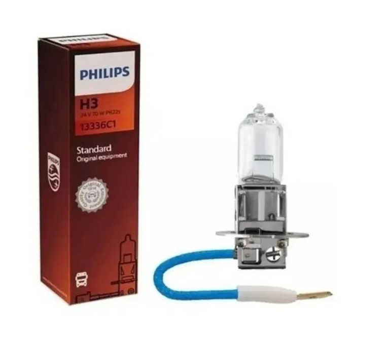 Лампа 24 В H3 70 Вт Standard 1шт +QR код подлинности Philips