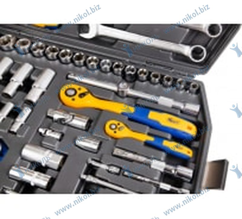 Набор инструмента KRAFT 157 пр 1/2"-1/4"