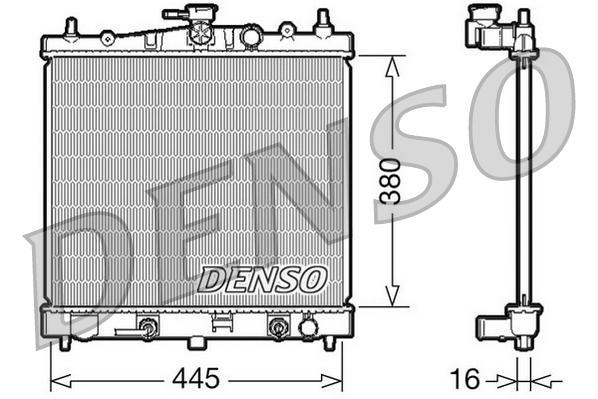 Радиатор DENSO NISSAN: MICRA 1.2 / 1.4 16V