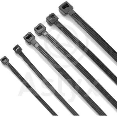 Хомут пластиковый 4.8X370 БЕЛЫЙ (кратность продажи 100 шт)_ASLYX