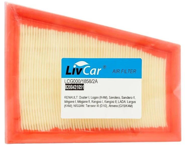 Фильтр воздушный для а/м Lada Largus 16V; Renault Logan 16V 05-, Duster 10-; Nissan Almera (G15) 12- LivCar