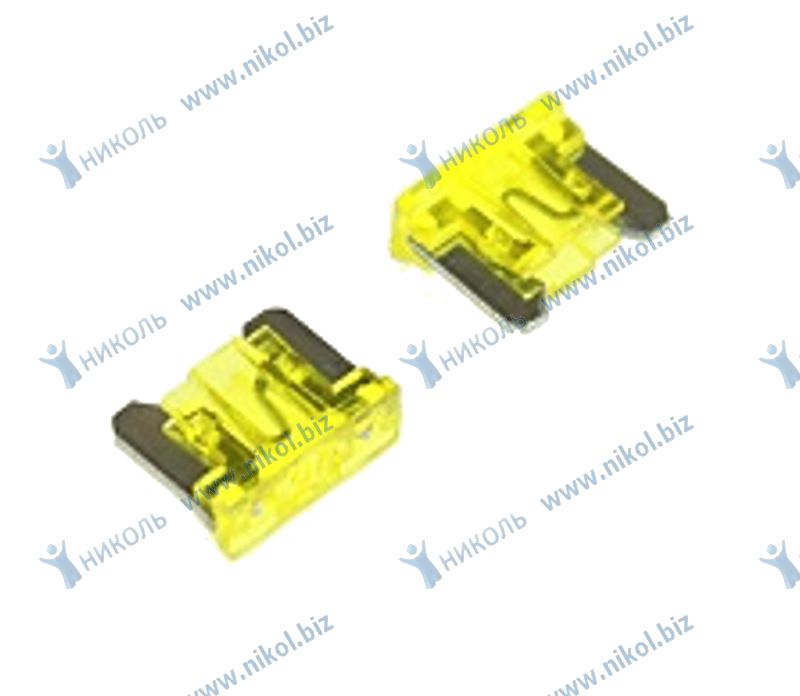 Предохранитель флажковый Micro 20A (11x3,9x9,1мм) W269-1 Nord YADA (крат_уп_50шт)