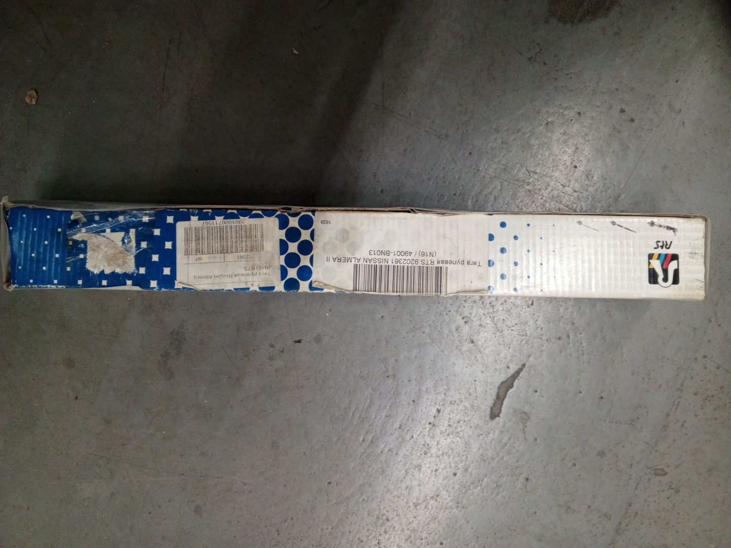 Тяга рулевая Nissan Primera (P12) 01-, Almera (N16) 00- (M14x1.5 / M12x1.25) \ 92-02361 RTS_Уценка_порвана упаковка