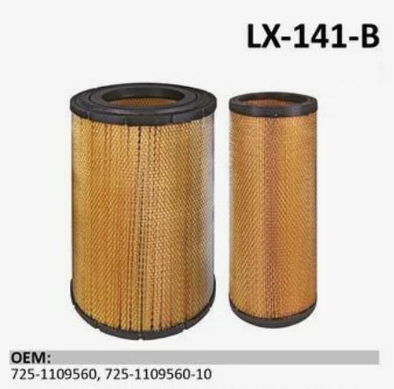 Фильтр воздушный LX-141-B К-Маз Евро-3 LUXЕ