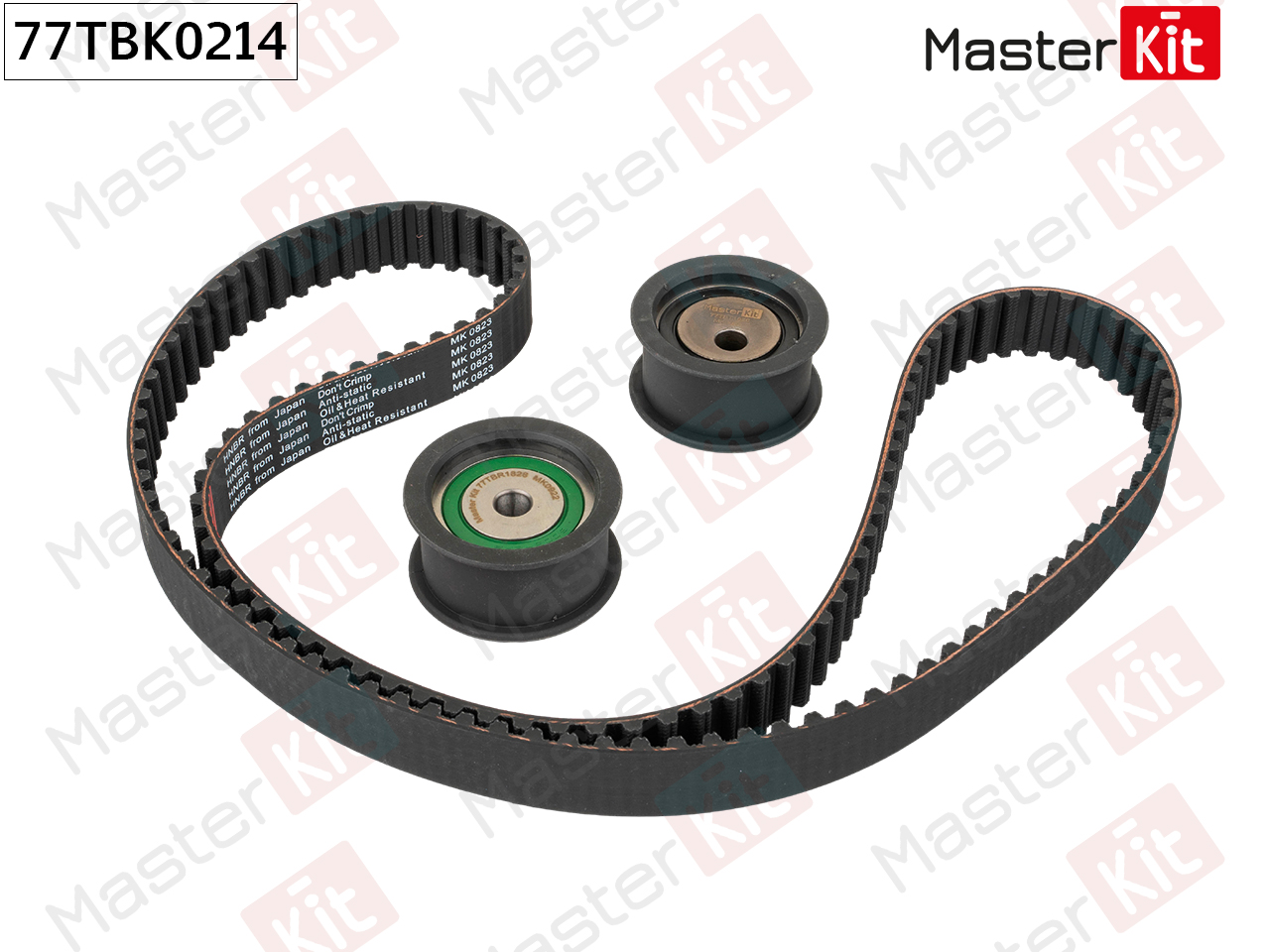 Комплект для а/м ВАЗ 2112 ремень ГРМ 136 ролики MASTERKIT