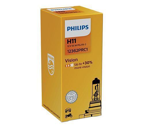 Лампа 12 В H11 55 Вт PGJ19-2 +30 галогенная Philips