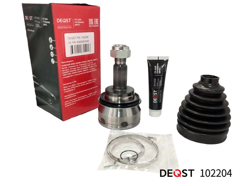 ШРУС наружный для а/м Toyota Land Cruiser Prado (J120) 02- 30x70x30 DEQST