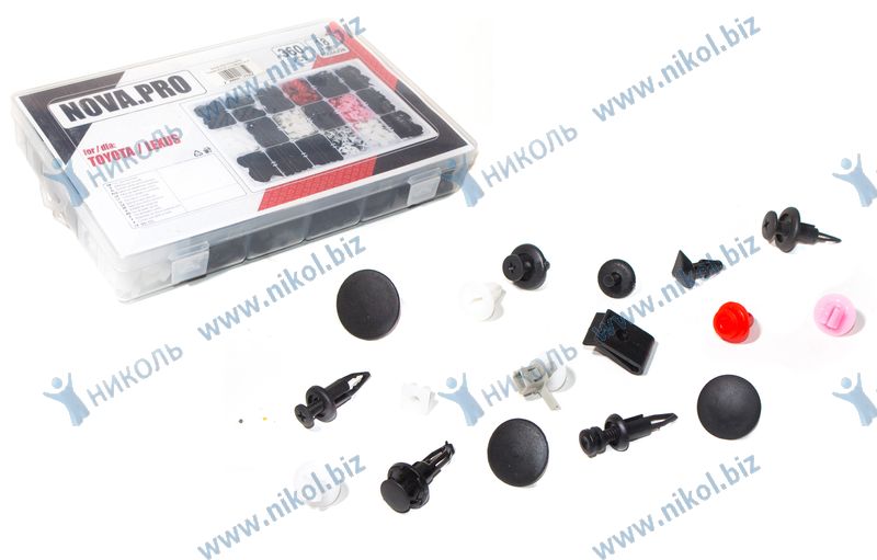 Пистон иномарки Nissan NOVA-PRO/DINWARD набор (к-т=408шт) в уп.