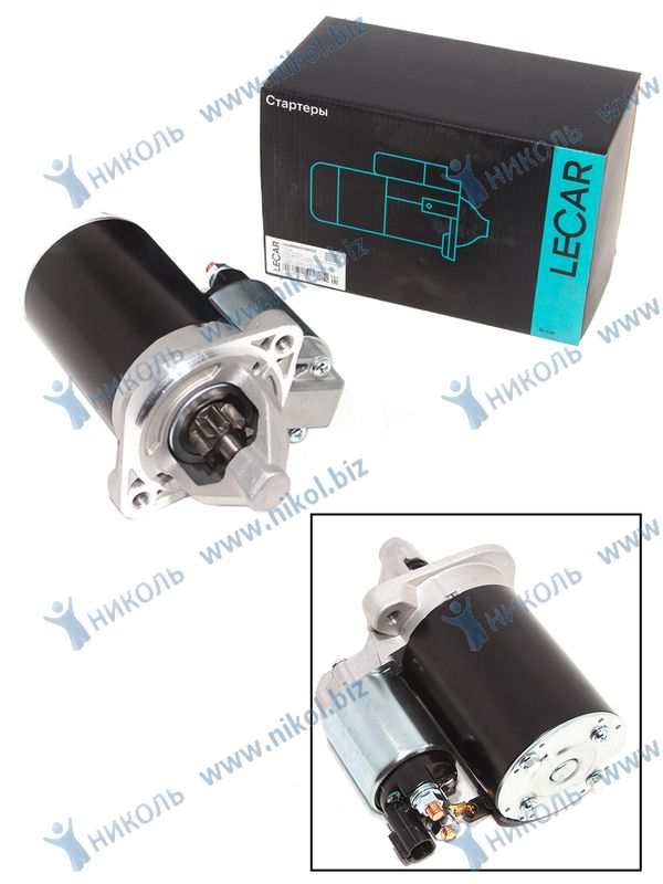 Стартер Hyundai Solaris 10-17, i30 08-17-, Kia Rio III 11-17, Ceed 06-18 LECAR