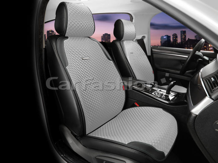 Накидка на сиденье CarFashion SLEEK FRONT 2D серый/черный/серый