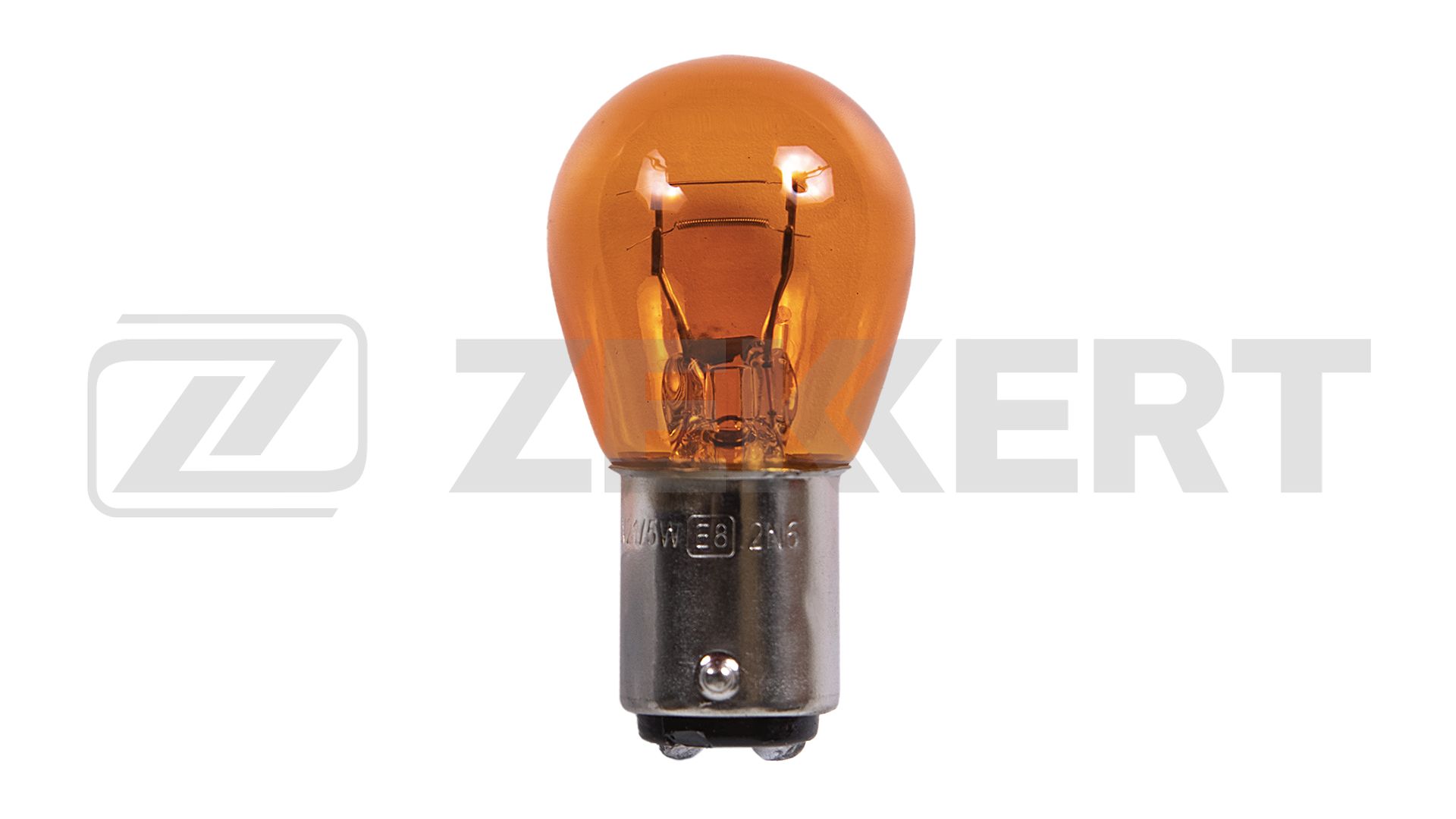Лампа P21/5W S25 12V 21/5W BA15D Amber (миним. кол-во заказа 10 шт)