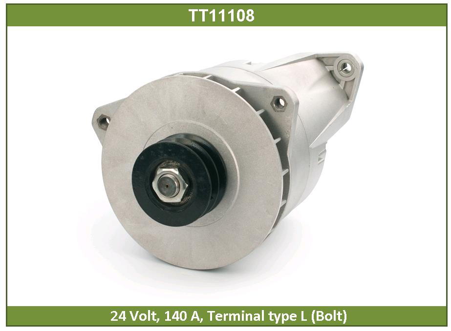 Генератор MAN,DAF 24V;140A; ALTT150A со шкивом