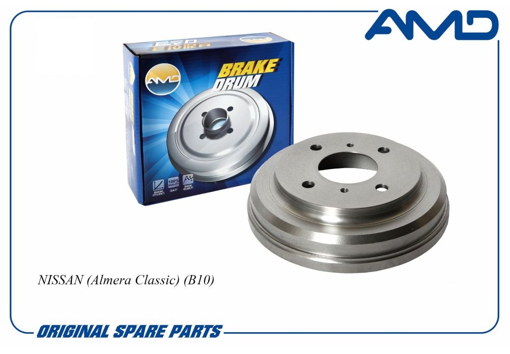 Барабан тормозной Nissan Almera Classic (B10) 06- \ AMD AMD.BD154