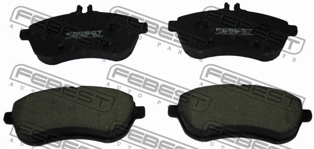 Колодки тормозные MB C (W204) 07-, E (C207, W211, W212) 06- передние \ FEBEST 1601-204F