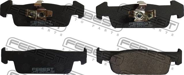 Колодки тормозные Renault Logan 13-, Sandero 13- (8V) передние \ FEBEST 2401-LOGIIF