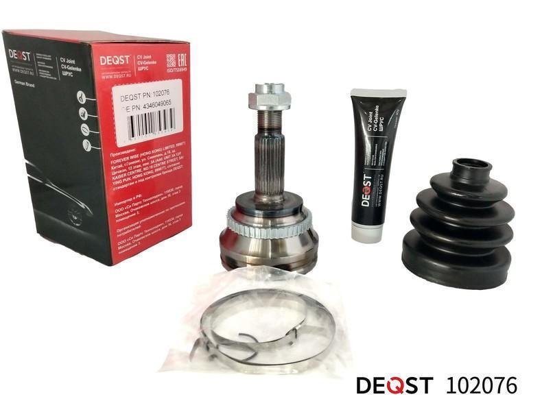 ШРУС Toyota Camry (V30, V40), RAV 4 00-05 наружный 27 x 63,3 x 26 (+ABS) \ DEQST 102076