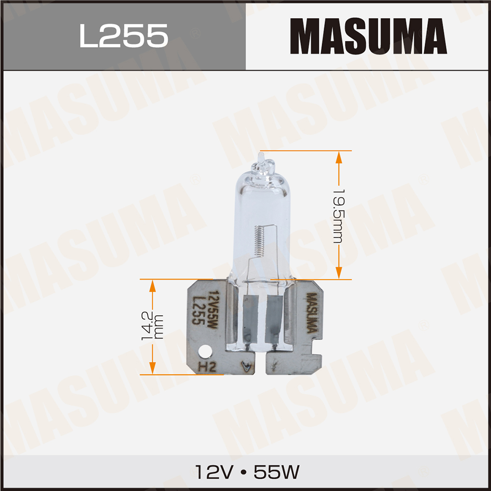 Лампа галоген H2 12V 55W Masuma