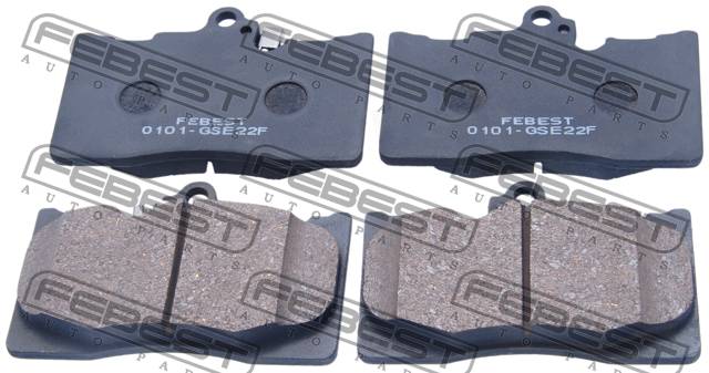 Колодки тормозные Toyota Crown 05-18; Lexus GS 05-, IS 06- передние \ FEBEST 0101-GSE22F