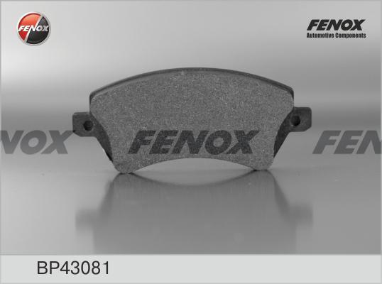 Колодки тормозные Toyota Corolla (E120) EUR 01-07, Corolla Verso (E120) 01-04 передние \ FENOX BP43081