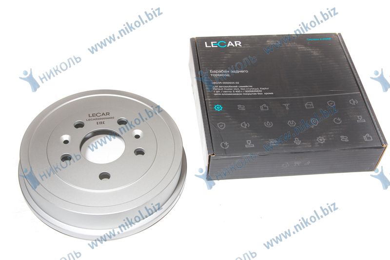 Барабан тормозной Renault Duster (10-) 4WD d=228 (без ступицы) LECAR