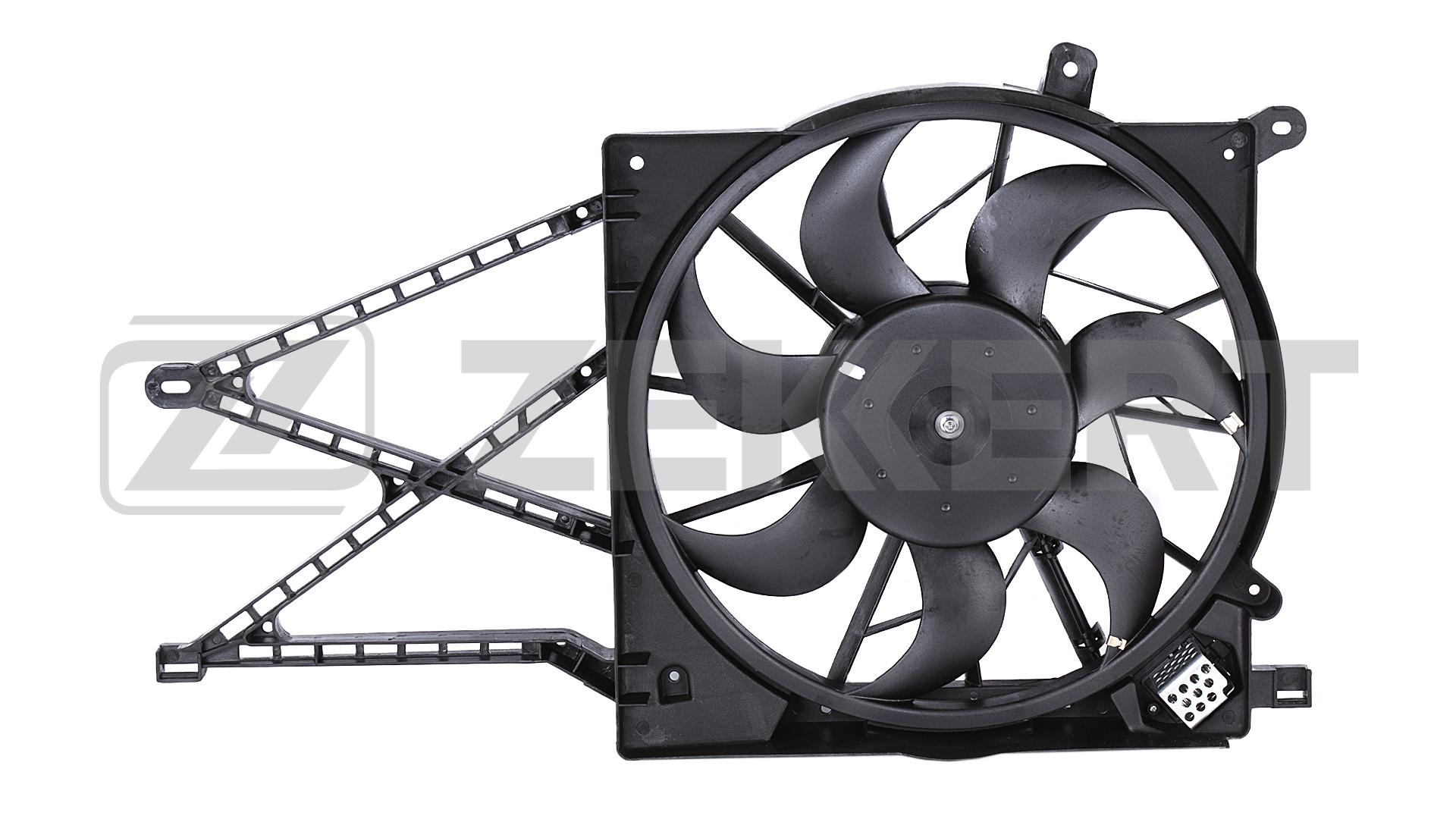 Вентилятор радиатора с кожухом Opel Astra H 04- Zafira B 05-