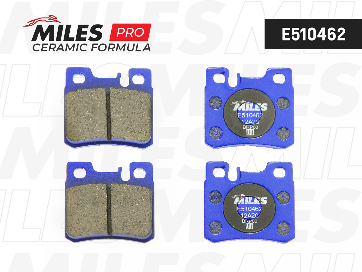 Колодки тормозные MILES E5 Ceramic MERCEDES W210/W202/W124/W201/R129/R170/A208 CLK задние