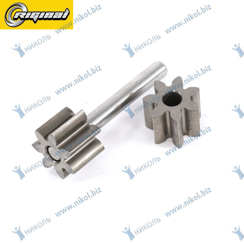 Р/к масляного насоса ГАЗ-3302-3221, 24-3110 дв.402 (вал + шестерня) Riginal