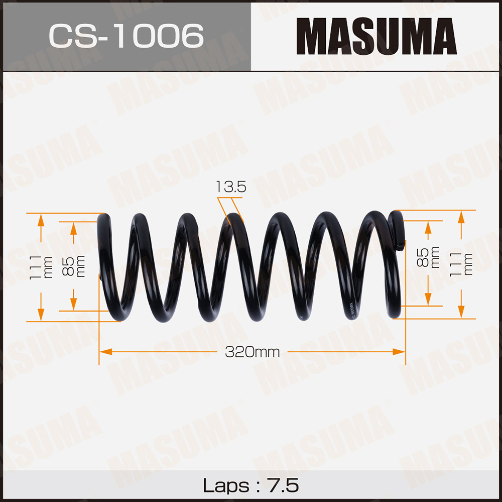 Пружина подвески front MARKII/CHASER/ JZX100