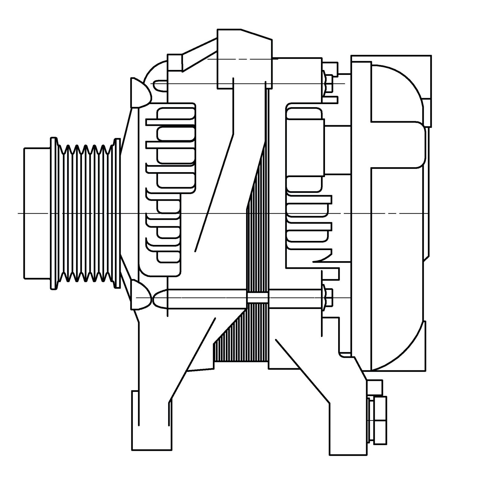 Генератор Toyota Camry V50 (11-)/RAV4 (15-) 2.5i 125A StartVolt