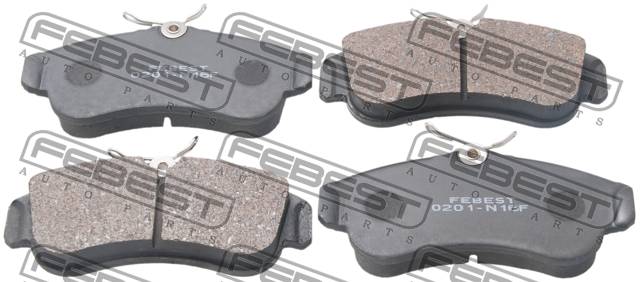 Колодки тормозные Nissan Almera (N16) 00-06, Primera (P11) 96-02 передние \ FEBEST 0201-N16F