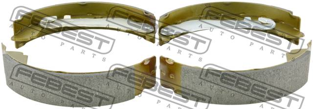 Колодки тормозные для а/м Lada Largus 12-; Renault Logan 12-, Duster 10-, Captur 13- задние барабанные 228 х 42 \ FEBEST 0202-G15RAR