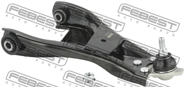 Рычаг Renault Duster 09-; Nissan Terrano 14- передний левый \ FEBEST 0224-D10LH