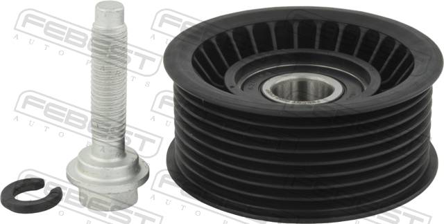 Ролик приводного ремня Land Rover Range Rover IV 12- 3.0SC/5.0SC обводной комплект \ FEBEST 2988-DV6P