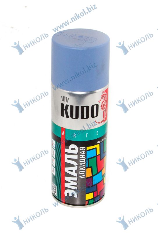 Краска аэроз серо-голубая (RAL-5024) KUDO (520мл)