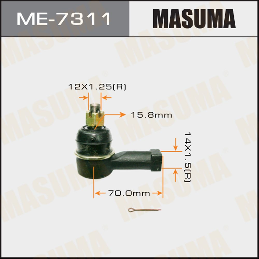 Наконечник рулевой Mitsubishi DELICA / P0#, P1#, P2# 89-99 Masuma