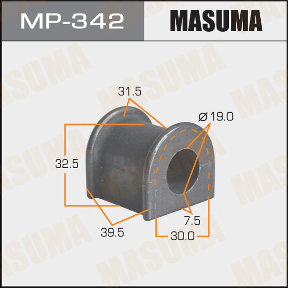 Втулка стабилизатора Toyota RAV 4 (A20) 00-05 заднего Masuma