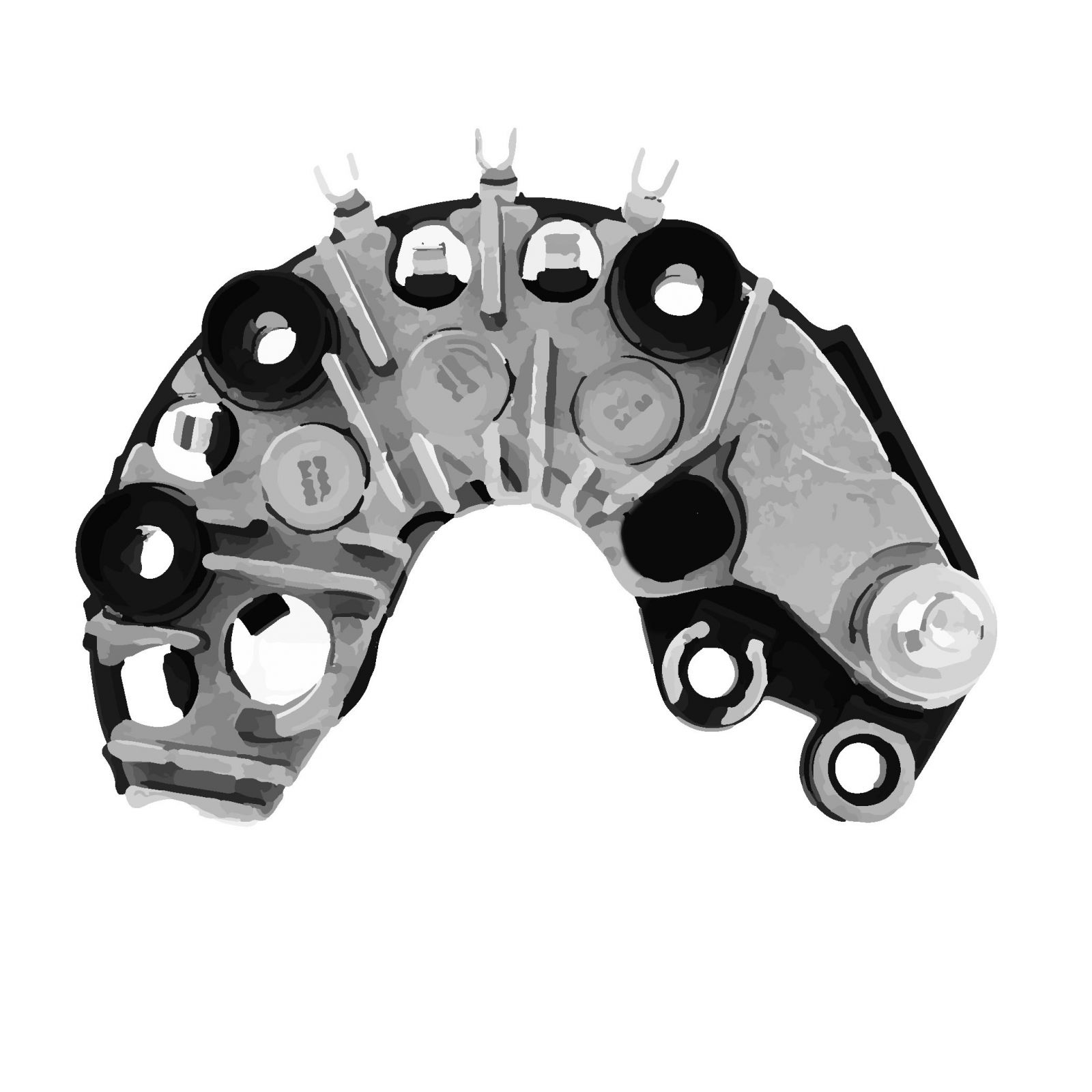 Мост диодный генератора VAG Passat B5 (96-)/A6 (97-) 1.8T (с крышкой) StartVolt