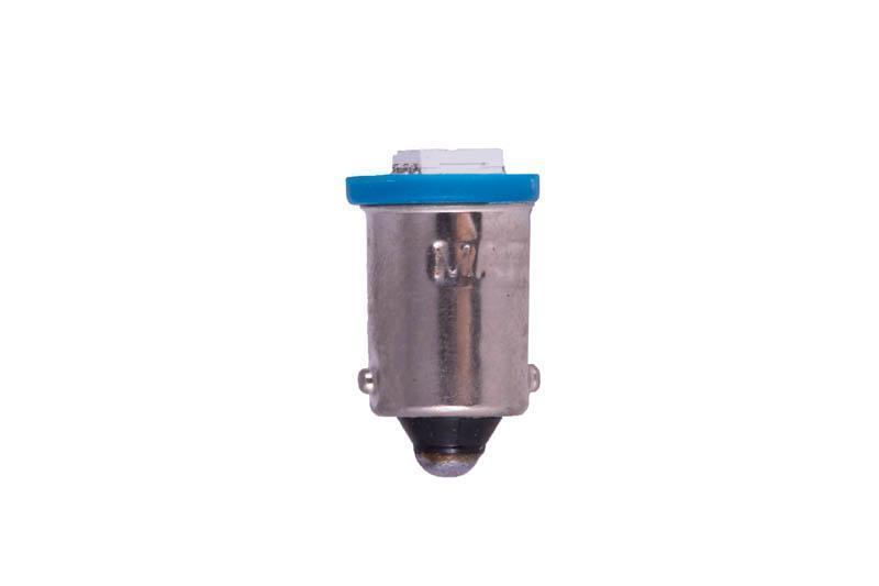 Лампа светодиодная 12V 4W металлический цоколь синий 1 SMD 10 шт. Маяк 12T8-BSMD