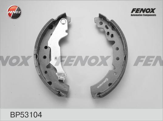 Колодки тормозные Toyota Carina (T170) 92-, Carina E (T190) 92- задние барабанные (GS8603) \ FENOX BP53104