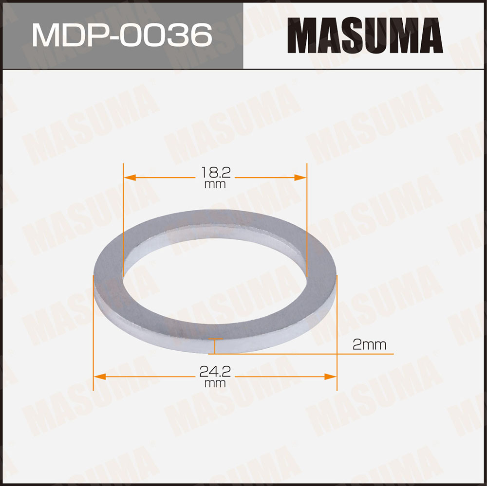 Прокладка сливной пробки масла MASUMA 18.2 x 24.2 x 2 Toyota